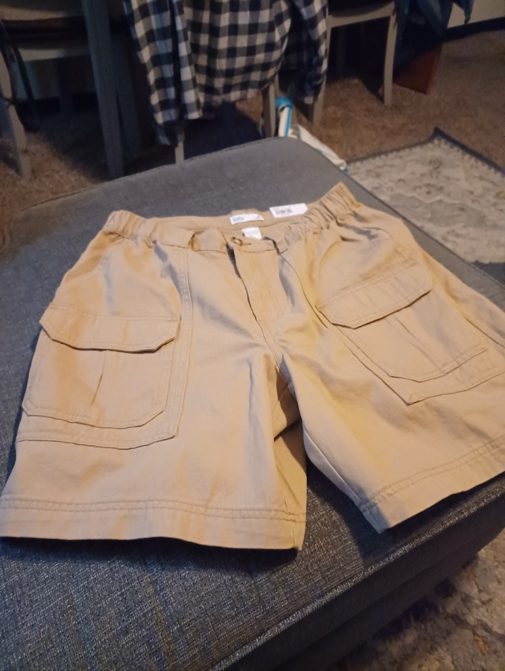 Croft And Barrow Khaki Cargo Shorts - Neutral Tan
